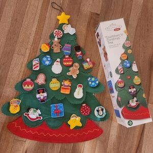 Vintage Countdown To Christmas Ornament Tree HALLMARK